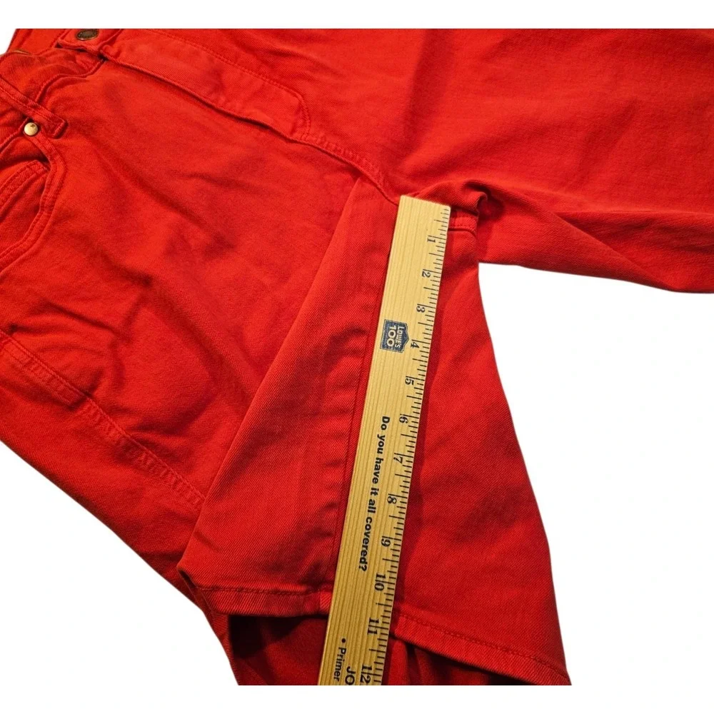 Judy Blue Garment Dyed Bermuda Short Womens 2XL Red Denim Cotton Blend Stretch